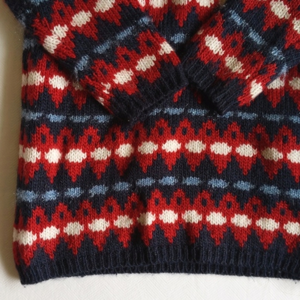 joe fresh chunky patterned knit sweater dress 18-24 months baby toddler girls - Picture 3 of 5